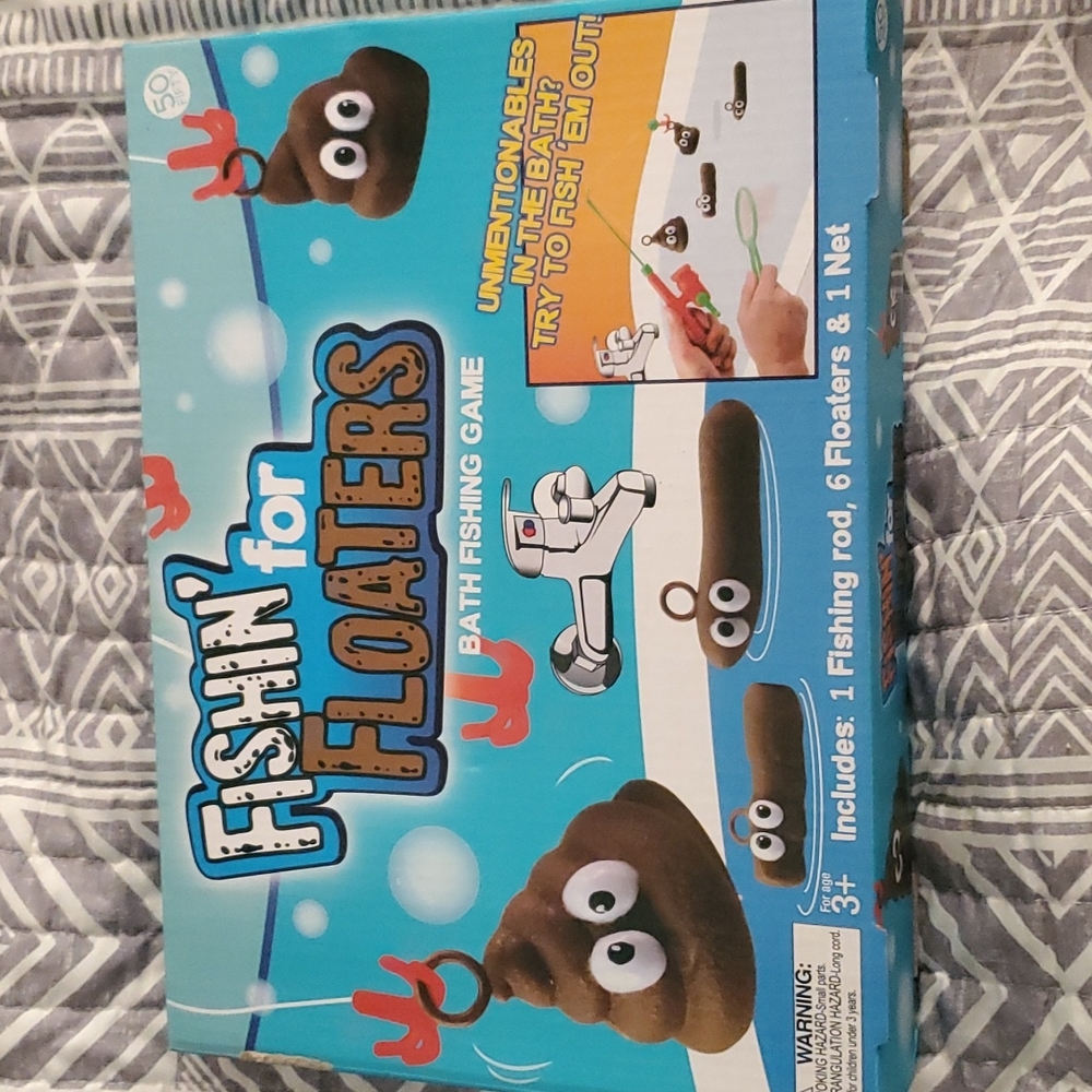 2/$7 💩 Fishin' For Floaters bath fishing game 🎣 COPY